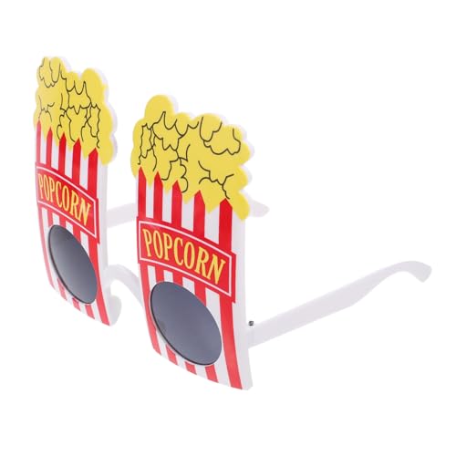 PLAFOPE 1 Stück Weihnachts Popcorn Brille Bunte Party Requisite Für Cosplay Kostüme Maskerade Und Festivals Ideal Für Weihnachtsfeiern Und Festliche Anlässe von PLAFOPE