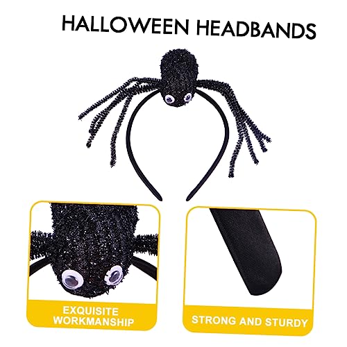 PLAFOPE 2 Stück Halloween Spinnen Stirnband Cartoon Kopfstück Aus Hochwertigem Material Haarband Für Kostüme Party Requisiten Und Festliche Anlässe von PLAFOPE