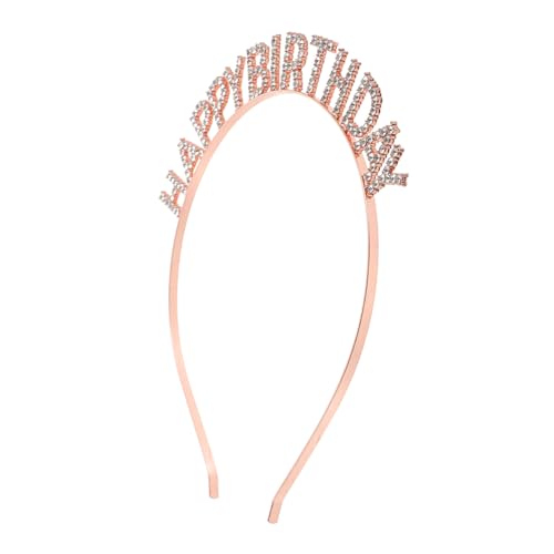 PLAFOPE Geburtstagsfeier Stirnband entzückender Kopfschmuck Haarschmuck für Kinder birthday crown geburtstagskrone Haargummi Kopfschmuck für Geburtstagsfeier Festival-Haarband von PLAFOPE