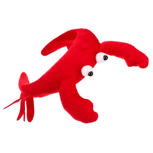 PLAFOPE Hummer- und Krabben-Stirnband kinder haarreif tierohren haarreif kinder Lobster headband Fun headband Hummer-Haarband Kostüm Stirnbänder Partyzubehör Kreative Stirnbänder Stoff rot von PLAFOPE