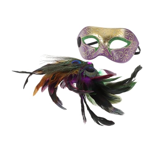 PLAFOPE Karneval Halbe Gesichtsmaske Maskerade Masken Venezianische Kostümmasken Karneval Masken Cosplay Party Kostüm Ball Hochzeit Party Masken von PLAFOPE