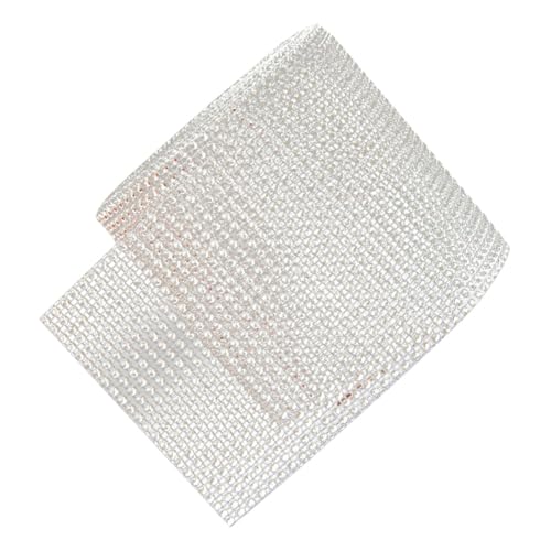 PLAFOPE Strassband Silber Reihig Glitzer Meshband zum Basteln und Torten Dekorieren Zuschneidbar Funkelndes Diamantband für Hochzeitstorten Geburtstagsdeko und DIY Handwerk PLAFOPE Strassband Silber Reihig Glitzer Meshband zum Basteln und Torten Dekorieren Zuschneidbar Funkelndes Diamantband für Hochzeitstorten Geburtstagsdeko und DIY Handwerk von PLAFOPE