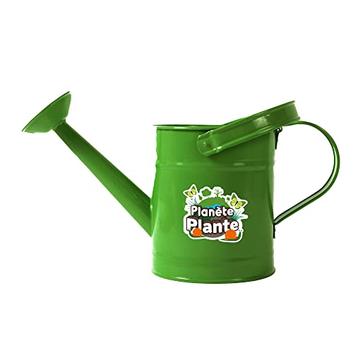 PLANETE Plante - Gießkanne für Kinder - Gartenwerkzeuge - 170518 - Metall - Garten - Natur - Pflanze - Blumen - Kinderspiel - Ab 3 Jahren von PLANETE PLANTE