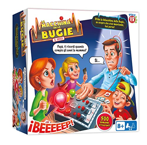 PLAY FUN BY IMC TOYS Die Maschine der Wahrheit, Spiel Wahrheit oder Lüge, lustiges und familienfreundliches Brettspiel für Jungen und Mädchen + 8 Jahre, mehrfarbig von PLAY FUN BY IMC TOYS