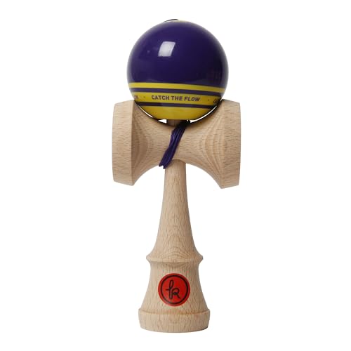 Play Kendama - Kendama, K2064, Violett/Gelb von Kendama Europe