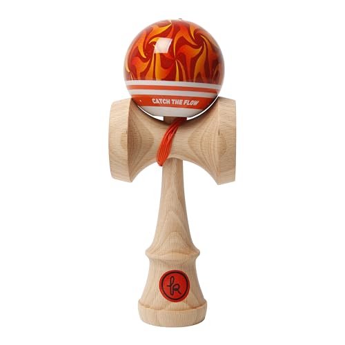 PLAY Kendama K2089 Kendama, rot/weiß von Kendama Europe