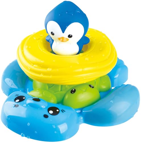 Badetiere Meeresfreunde 4-TLG. von PLAY stapelbar Badewanne Wasser Spielzeug +6M von PLAY