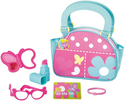 Handtasche von PLAY 6-TLG. Kinder Spielset mit Zubehör und Schminkspielzeug +3J von PLAY