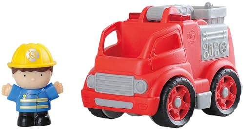 PLAY Feuerwehr Drehleiter Mini Spielfigur Einsatz Fahrzeug LKW +24M von PLAY