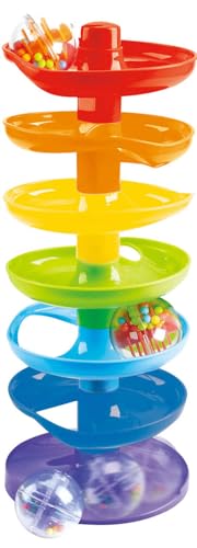 PLAY Spiralturm Super Rasselkugeln Kugelbahn Turm Baby Spielzeug +12M von PLAY