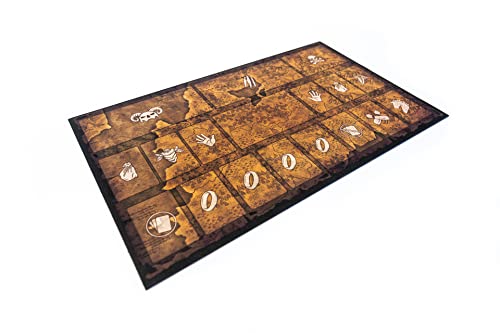 Der Herr der Ringe: Die Reisen in Mittelerde - Spielertafel 10"x17" / 25,5x43 cm - Gummimatte für Brettspiel von PLAYMATS