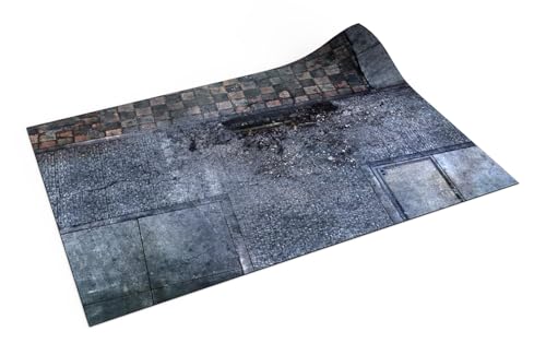 Matte für Wargaming - WH40K: Kill Team - 30"x22" / 76x56 cm - Aftermatch Plaza von PLAYMATS