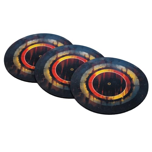 PLAYMATS T131 Warhammer 40K: Kill Team Gummizonen, Inner Circle, 3,6" / 91 mm von PLAYMATS