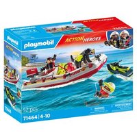 PLAYMOBIL 71464 Feuerwehrboot mit Aqua Scooter von PLAYMOBIL® ACTION HEROES