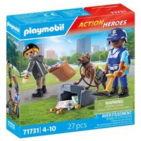 PLAYMOBIL 71731 Spurensuche mit Hund von PLAYMOBIL® ACTION HEROES