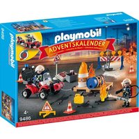 PLAYMOBIL® 9486 Adventskalender "Feuerwehreinsatz auf der Baustelle" von PLAYMOBIL® CHRISTMAS