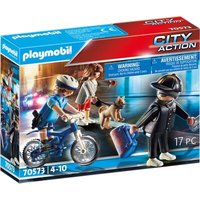 PLAYMOBIL 70573 Polizei-Fahrrad: Verfolgung des Taschendiebs von PLAYMOBIL® CITY ACTION