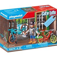 PLAYMOBIL 70674 Geschenkset "E-Bike-Werkstatt" von PLAYMOBIL® CITY ACTION