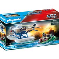 PLAYMOBIL 70779 Polizei-Wasserflugzeug: Schmuggler-Verfolgung von PLAYMOBIL® CITY ACTION