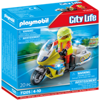 PLAYMOBIL® 71205 Notarzt-Motorrad mit Blinklicht von PLAYMOBIL® CITY LIFE