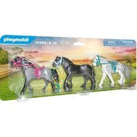 PLAYMOBIL 70999 3 Pferde: Friese, Knabstrupper & Andalusier von PLAYMOBIL® COUNTRY