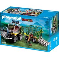 PLAYMOBIL® 5236 Forscherfahrzeug mit Käfiganhänger von PLAYMOBIL® DINOS