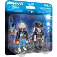 PLAYMOBIL 70822 DuoPack Polizist und Sprayer von PLAYMOBIL® DUOPACKS
