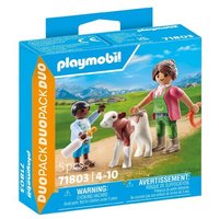 PLAYMOBIL 71803 DuoPack Bäuerin mit Kind und Kalb von PLAYMOBIL® DUOPACKS