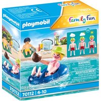 PLAYMOBIL 70112 Badegast mit Schwimmreifen von PLAYMOBIL® FAMILY FUN