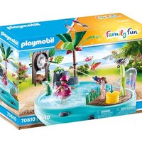 PLAYMOBIL 70610 Spaßbecken mit Wasserspritze von PLAYMOBIL® FAMILY FUN