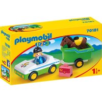 PLAYMOBIL® 70181 PKW mit Pferdeanhänger von PLAYMOBIL® PLAYMOBIL 1.2.3