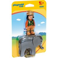 PLAYMOBIL® 9381 Tierpflegerin mit Elefant von PLAYMOBIL® PLAYMOBIL 1.2.3