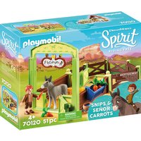 PLAYMOBIL® 70120 Pferdebox "Snips & Herr Karotte" von PLAYMOBIL® SPIRIT RIDING FREE