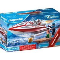 PLAYMOBIL 70744 Speedboot mit Unterwassermotor von PLAYMOBIL® SPORTS & ACTION