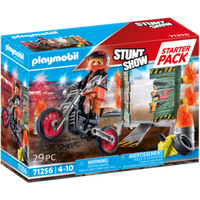 PLAYMOBIL® 71256 Starter Pack Stuntshow Motorrad mit Feuerwand von PLAYMOBIL® STUNTSHOW