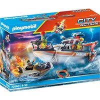 PLAYMOBIL 70140 Seenot: Löscheinsatz mit Rettungskreuzer von PLAYMOBIL®