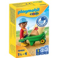 PLAYMOBIL® 70409 Bauarbeiter mit Schubkarre von PLAYMOBIL 1.2.3