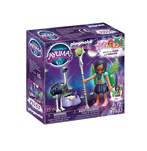 PLAYMOBIL Adventures of Ayuma 71033 Moon Fairy mit Seelentier, Inkl. Spielzeug-Fee mit beweglichen Feen-Flügeln, Fee-Spielzeug für Kinder ab 7 Jahren von PLAYMOBIL