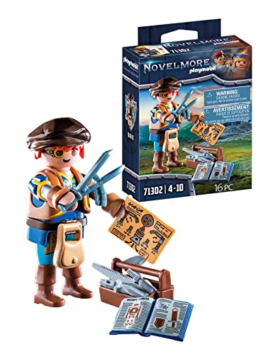 PLAYMOBIL Novelmore 71302 Novelmore - Dario mit Werkzeug, ab 4 Jahren von PLAYMOBIL