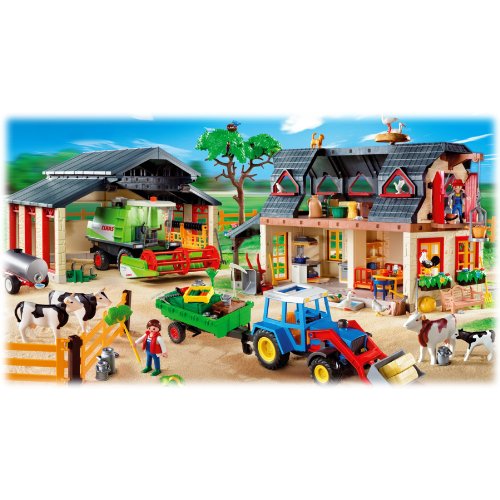 PLAYMOBIL® 4055 - Riesen Bauerhofset mit Claas Mähdrescher von PLAYMOBIL