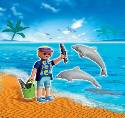 PLAYMOBIL® 5876 - Pflegerin mit Delfinjungen von PLAYMOBIL