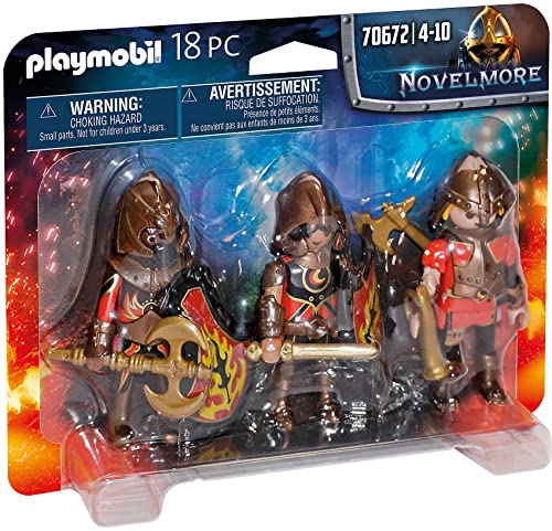 PLAYMOBIL Novelmore 70762 3er Set Burnham Raiders, Ab 4 Jahren von PLAYMOBIL