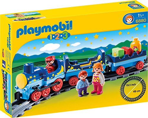 PLAYMOBIL 1.2.3 6880 Sternchenbahn mit Schienenkreis, ab 1.5 Jahren von PLAYMOBIL