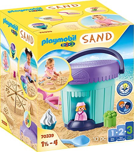 PLAYMOBIL 1.2.3 Sand 70339 Kreativset Sandbäckerei, Ab 1,5 Jahren von PLAYMOBIL