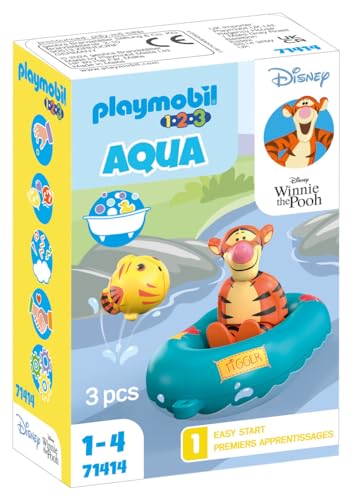 PLAYMOBIL 1.2.3 & Disney 71414 Tiggers Schlauchbootfahrt ab 12 Monaten von PLAYMOBIL