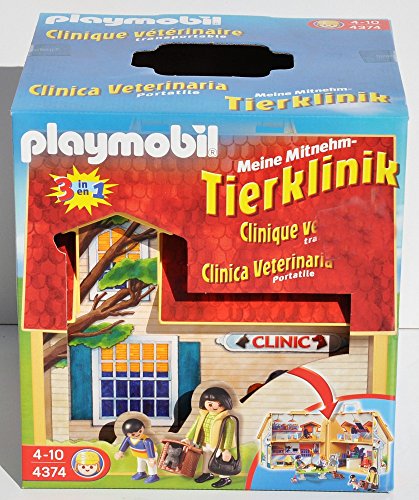 PLAYMOBIL 4374 - Meine Mitnehm-Tierklinik von PLAYMOBIL