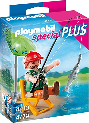 PLAYMOBIL 4779 Angler mit großem Fisch von PLAYMOBIL