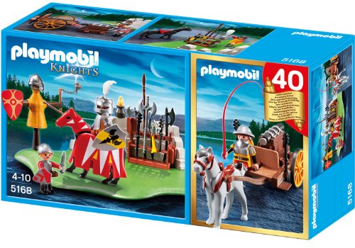 PLAYMOBIL 5168 Jubiläums-Kompakt Set Ritterturnier mit Kanonenwagen von PLAYMOBIL