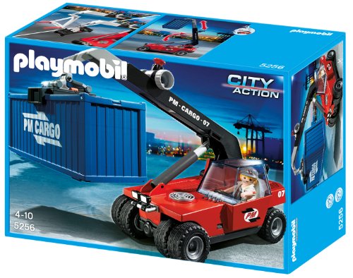 PLAYMOBIL 5256 Großer Containerstapler von PLAYMOBIL