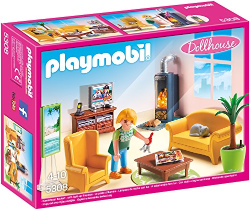 PLAYMOBIL 5308 Wohnzimmer mit Kaminofen von PLAYMOBIL